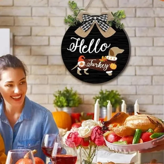 🔥16pcs Interchangeable Dachshund Sign Dog Welcome Sign