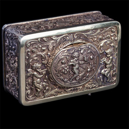 European Three-dimensional Embossed Bird Music Box