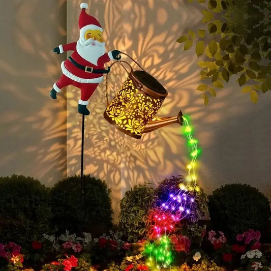 🎅Christmas Santa Solar Kettle Lights Garden Lawn Decorative Lights
