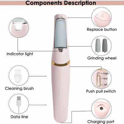 🔥Limited Time Sale - Get 30% Off🔥 Electric Feet Callus Remover 💖[+ FREE Head! 🎁]