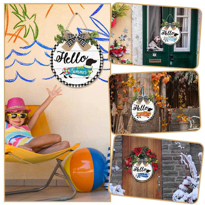 🔥16pcs Interchangeable Dachshund Sign Dog Welcome Sign