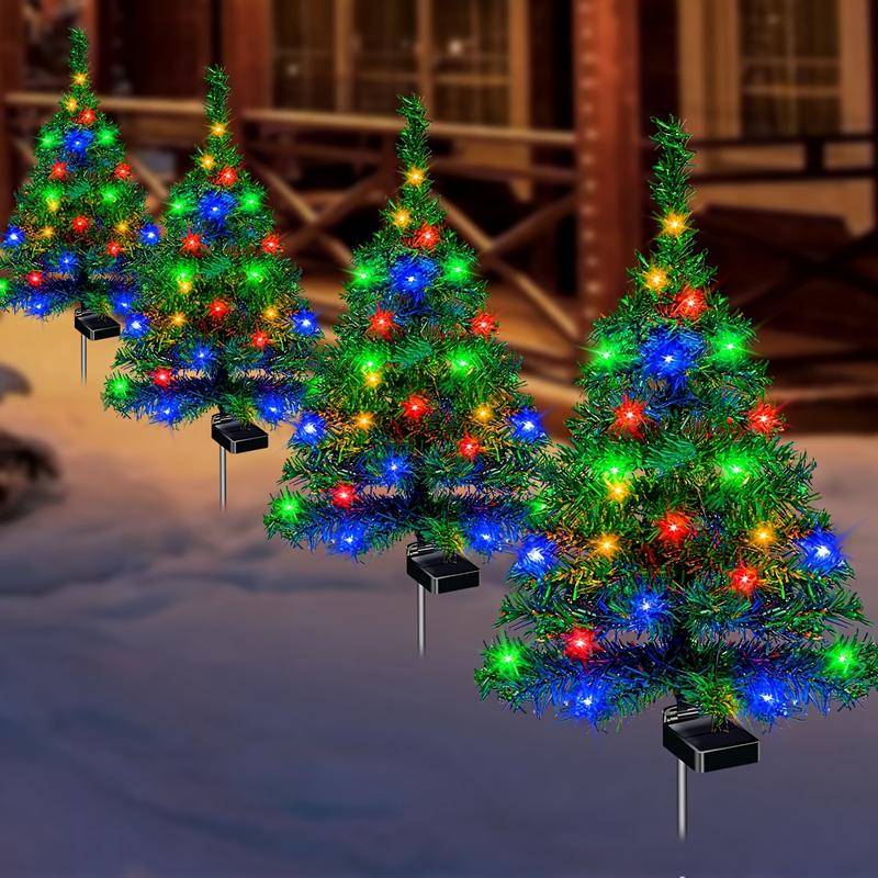 Solar Powered Christmas Tree Pathway Light