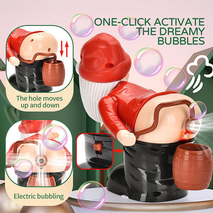 🎅🏻Christmas Hot Sale🎁Funny Santa Bubble Blowing Machine